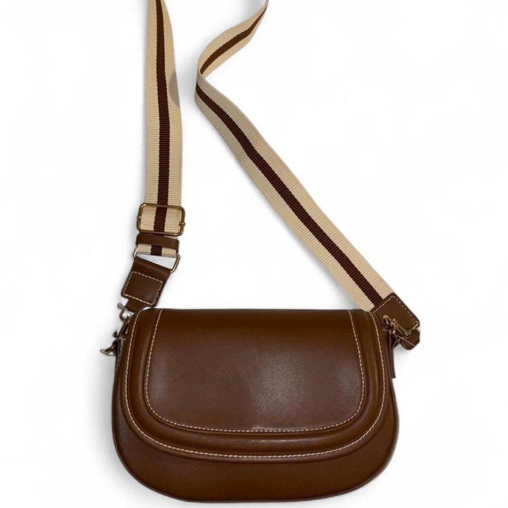 H&M Vegan Saddlebag Crossbody NWT